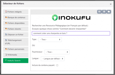 inokufu-search-plugin-for-moodle